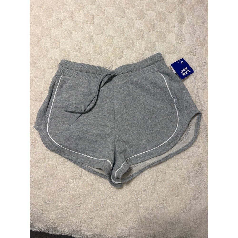 JoyLab Grey Dolphin Lounge Shorts Womens Size Medium NWT Athletic Pockets